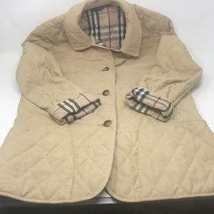 Burberry Beige Quilted Jacket